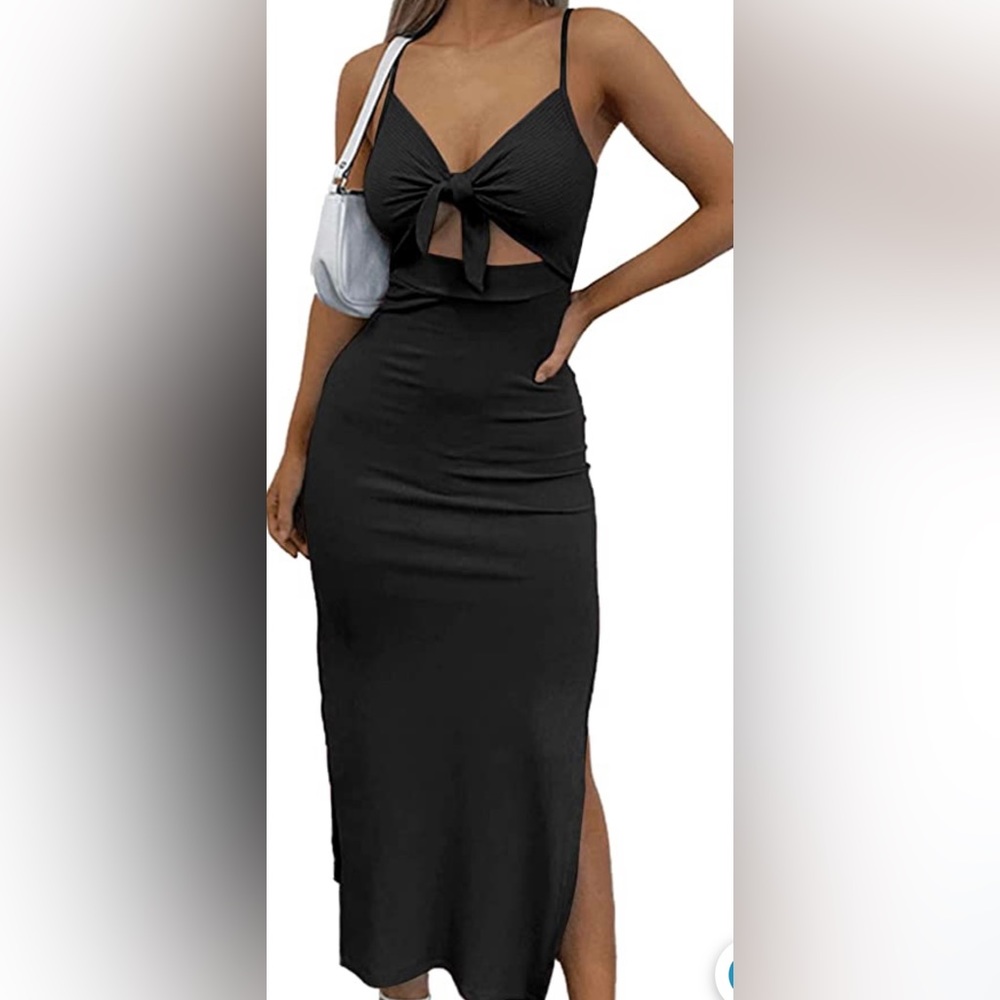 Ribbed Black dress. Never worn.